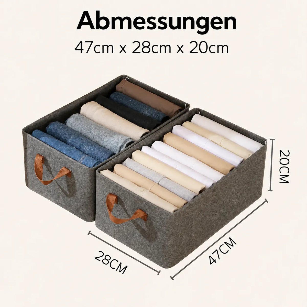 Ultra Robuste Faltbare Aufbewahrungsbox – BoxyTidy™