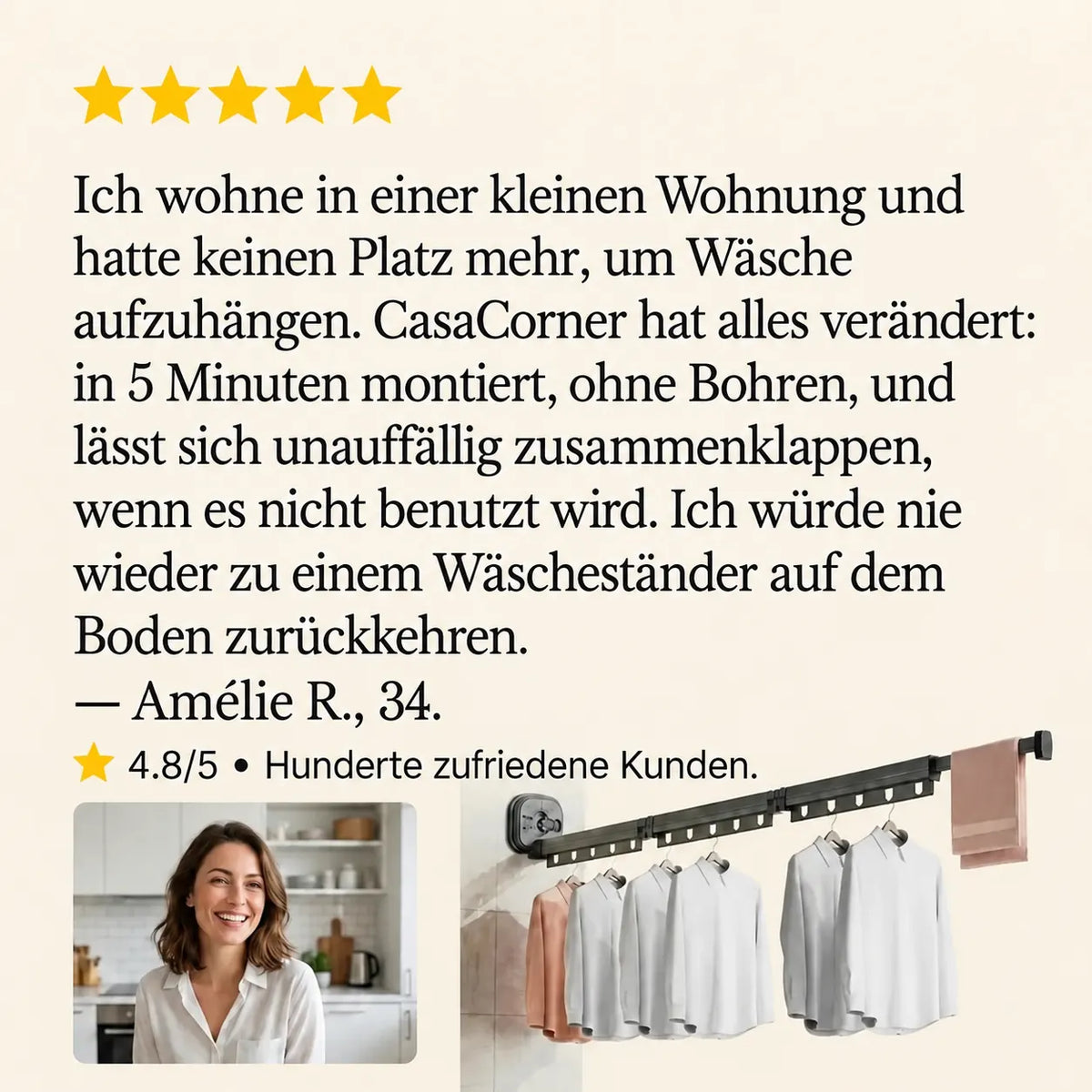Wandwäscheständer EspaceCloth