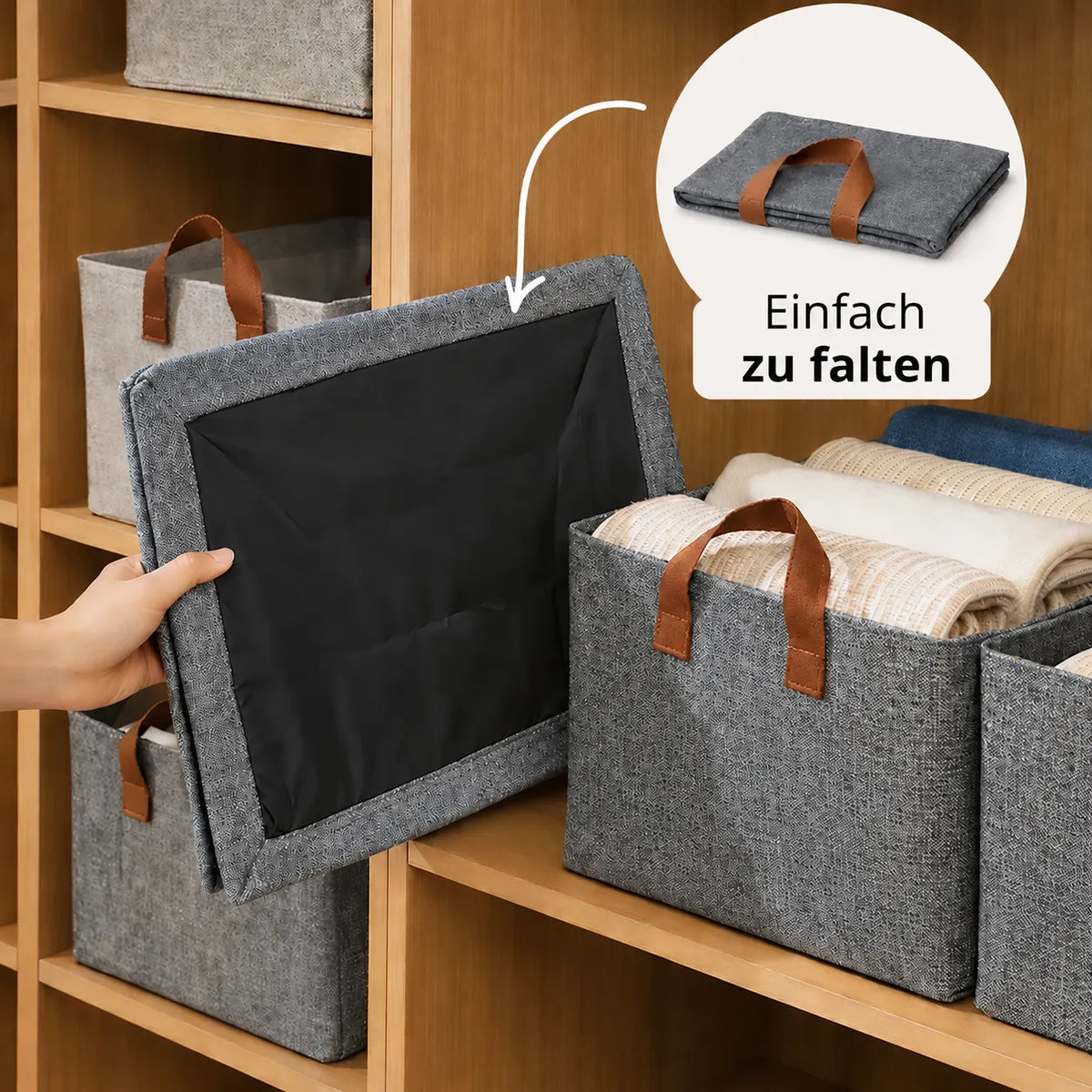Ultra Robuste Faltbare Aufbewahrungsbox – BoxyTidy™