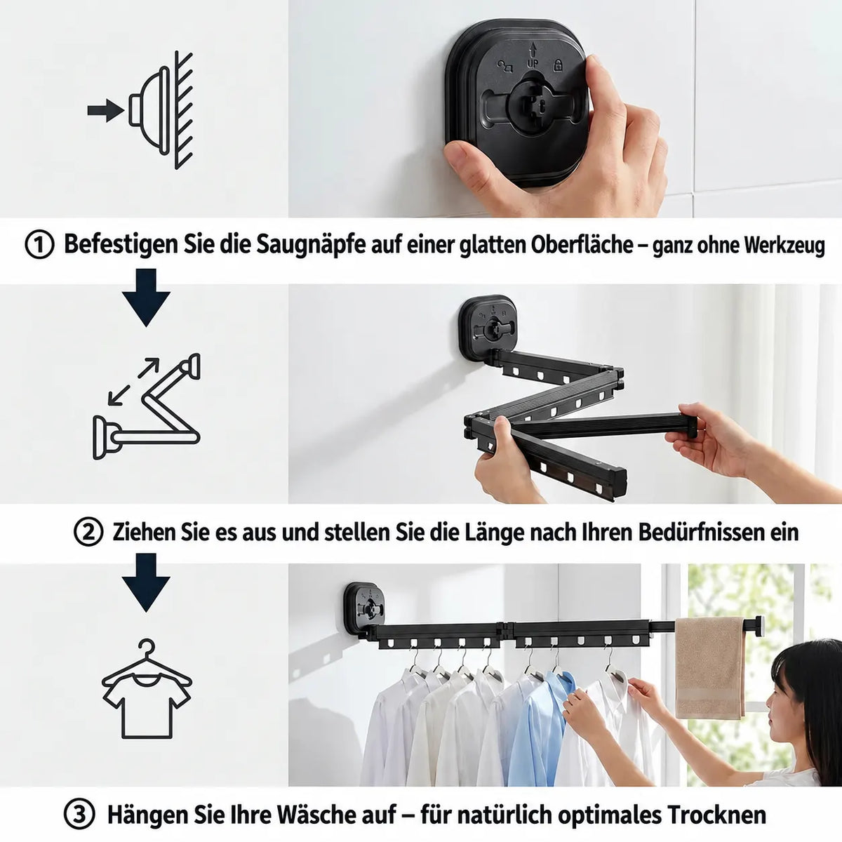 Wandwäscheständer EspaceCloth